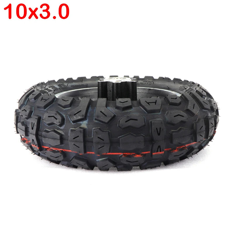 10 Inch TUOVT Tire for Speedual Grace 10 Zero 10X Kugoo M4 Pro Tire 10x3 Inch Off-Road Inside Outside Tire Wheel Hub 255x80