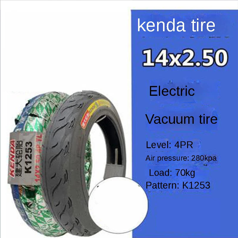 CST Tubeless Tire 14x2.50 For Electric bicycle For Electric vehicle vacuum tire 14x2.5 14 inch 4PR 6PR 8PR C1685