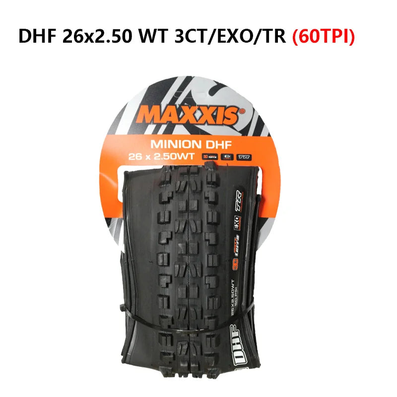 MAXXIS MINION DHR Ⅱ DHF Mountain Bike Tires Tubeless Anti Puncture Downhill Mountain Bike Tires 26 27.5 29 Inch Bicycle Tires