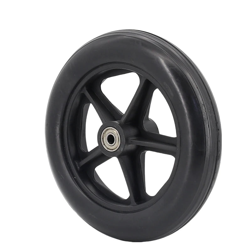 8 Inch Wheels Solid Tire Wheel Travelling Trolley Caster Shopping Cart Wheels Wheelchair Replacement Furniture Casters