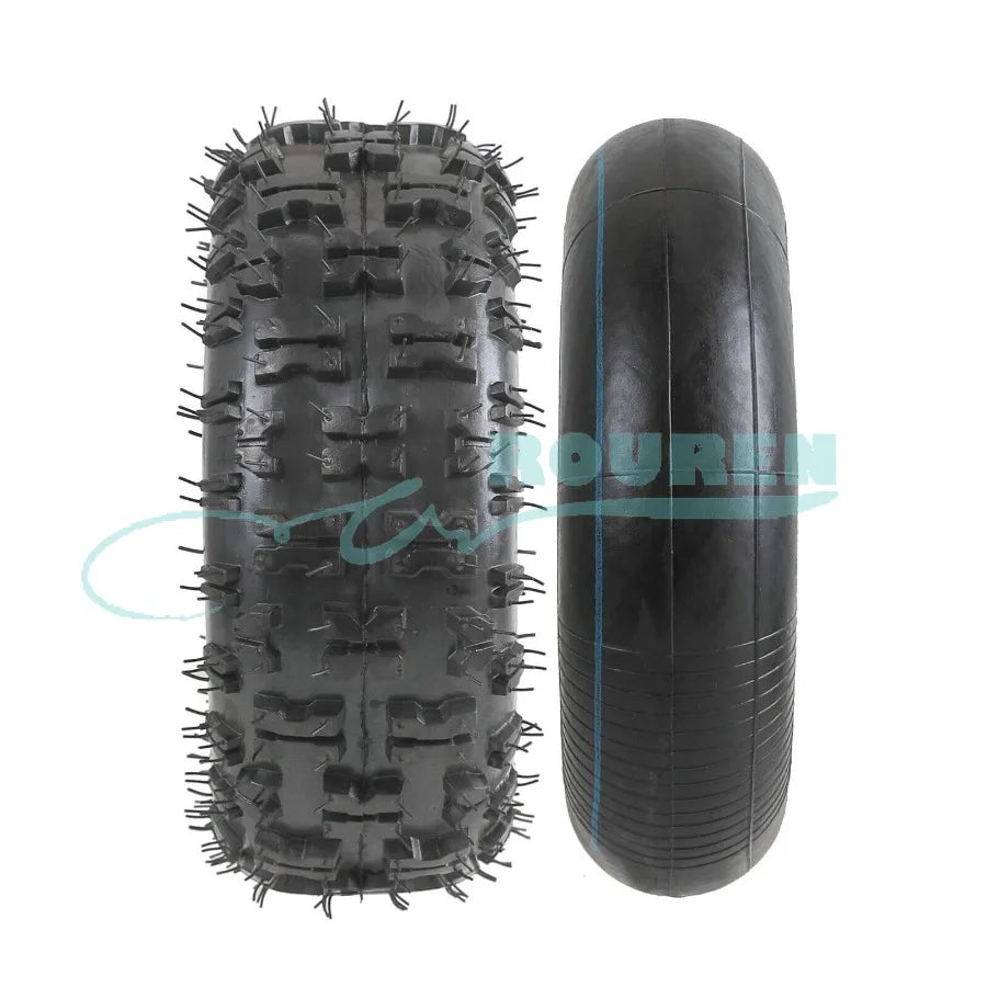 3.00-4 4.10-4 Tires Wheels 4 Inch 4.10-4 Tyre and Inner Tube for ATV UTV Quad Go Kart Karting 47cc 49cc