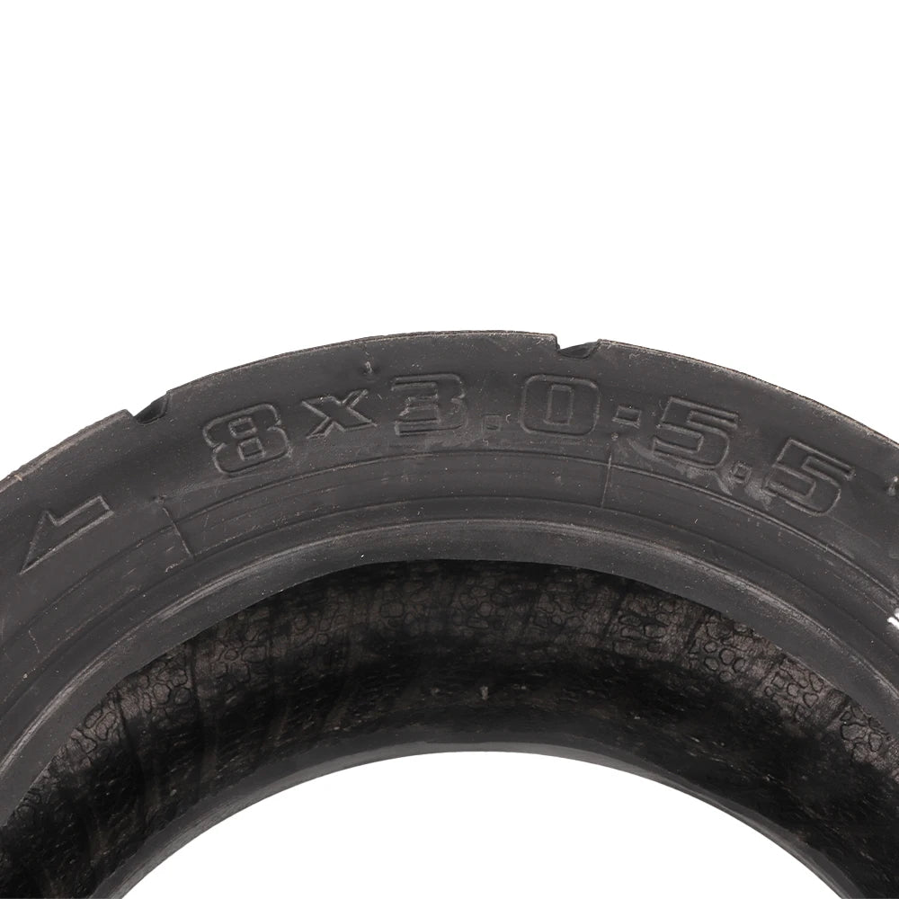 8x3.5-5.5 Tire Wheel Compatible with Electric Scooters Rubber Strong Smart Self-Balance Scooters Boards Deep Tread Patterns