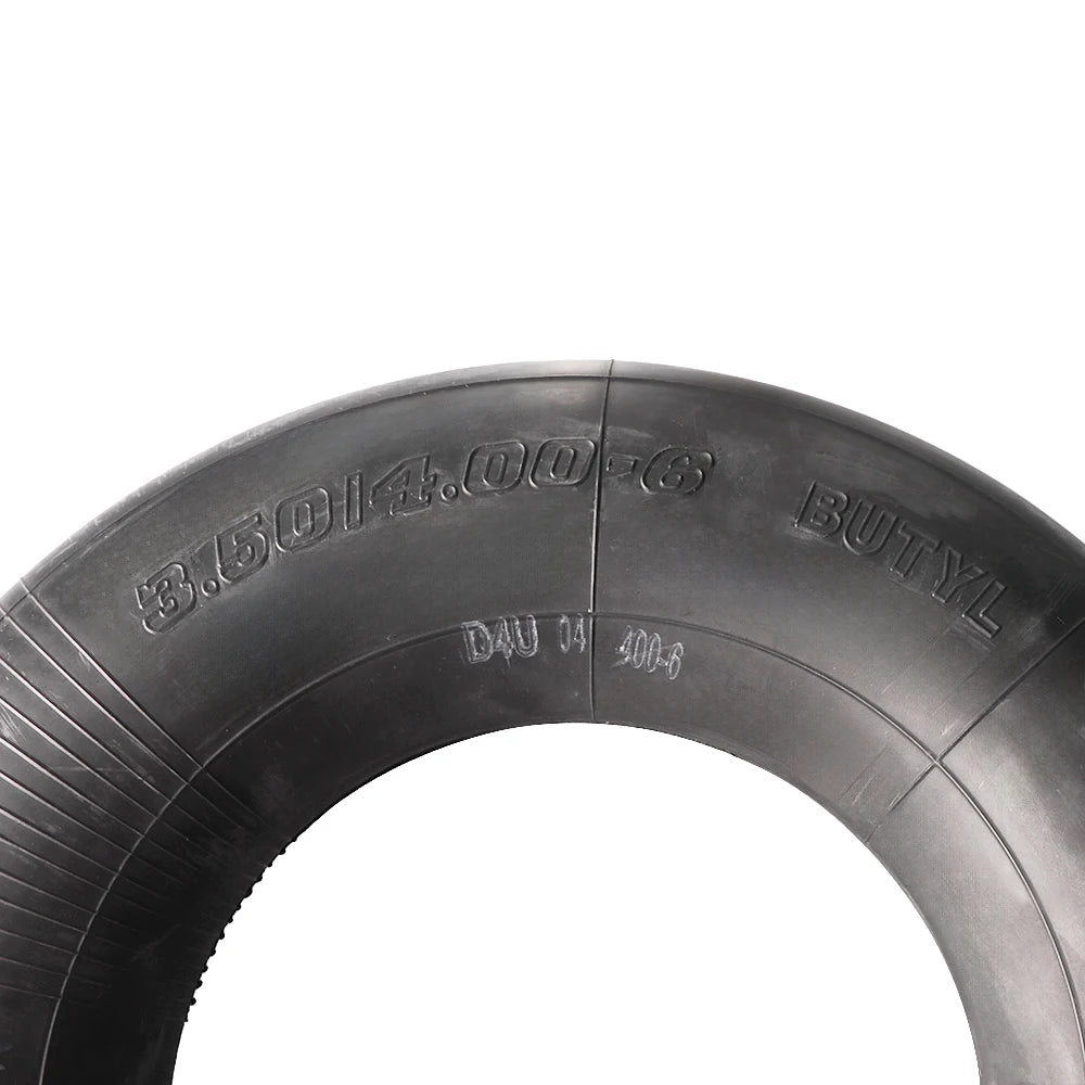 3.50/4.00-6 Inner Tube for Wheelbarrow Wheels Replacement Rubber Bent Valve Steml Lawn Mover Hand Trucks Trolley Accessories