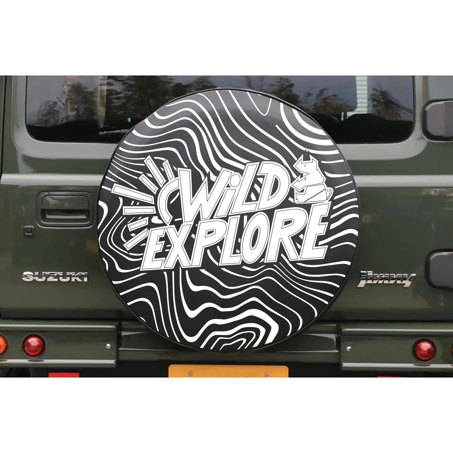 New Design 28 Inches Spare Tire Cover for Suzuki Jimny JB64 JB74 JB64W JB74W Back Wheel Cover Storage Bag Protector Jimny Tire