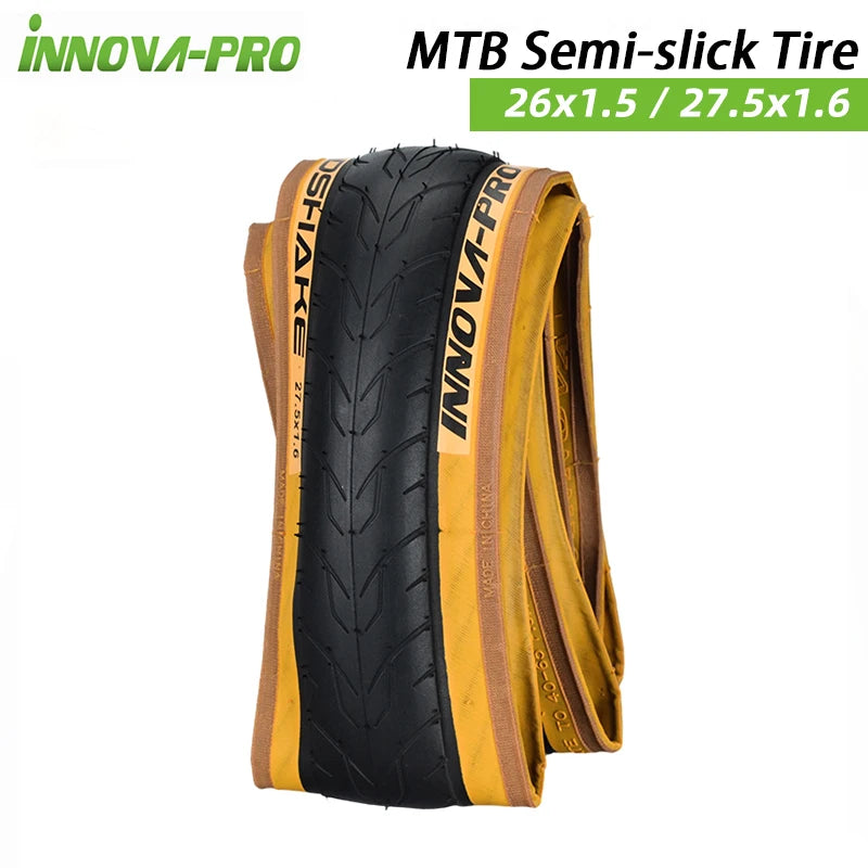 INNOVA-PRO Original MTB Semi-Slick Tire 26x1.5 27.5x1.6 Folding Tire for Race MTB Bicycle IA-2406/2245 Cycling Parts