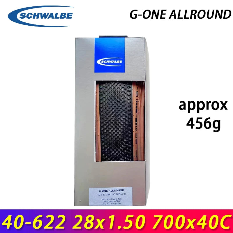 SCHWALBE Original G-ONE ALLROUND 700x35c/40c/45c Tubeless Folding Tire for Multi-Purpose Road Gravel MTB Bike Cycling Parts