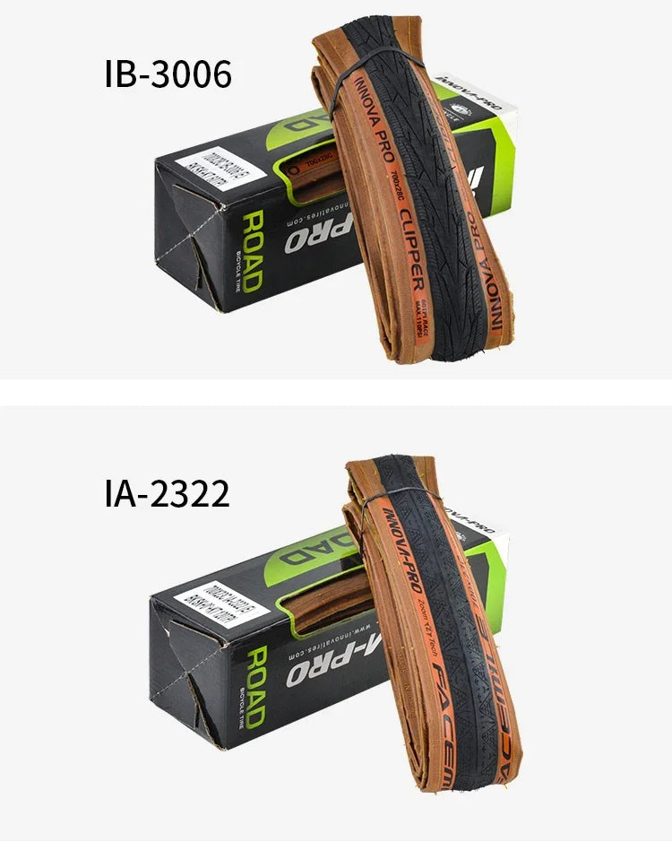 INNOVA Original 700c Road Bike Tire 700x23c/25c/27c/28c/30c Retro Travel Bicycle Out Tire 60/120 TPI Bike Tire Cycling Parts