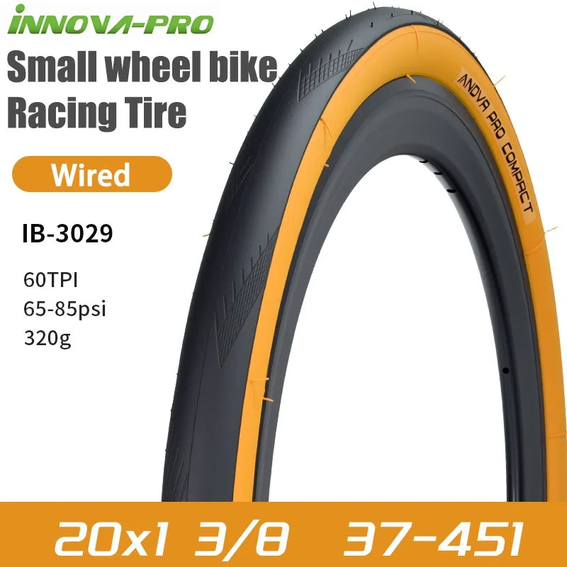 INNOVA-PRO Original 28-451 20x1 1/8 BMX Small Wheel Bike Racing Tire 20inch Folding Tires IB-3029 Cycling Parts