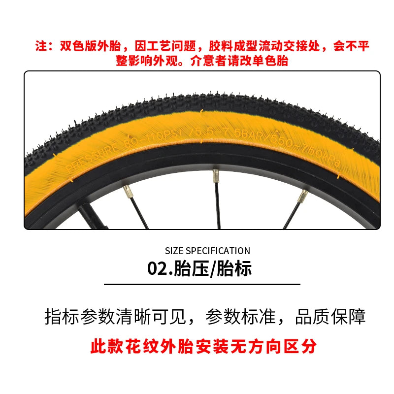G-PRO-ONE Original BMX Bike Small Wheel Bicycle Folding Tire 16x1.25 32-305 Anti-slip Wear-resistant IA-1009 Cycling Parts