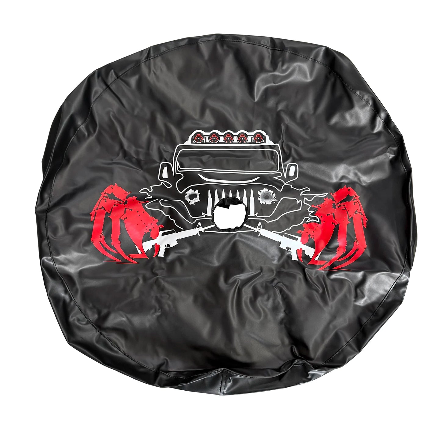 32 Inches Spare Tire Cover Universal Fit for Jeep Wrangler Rv SUV Truck Trailer Vehicles Back Wheel Cover Storage Bag Protector