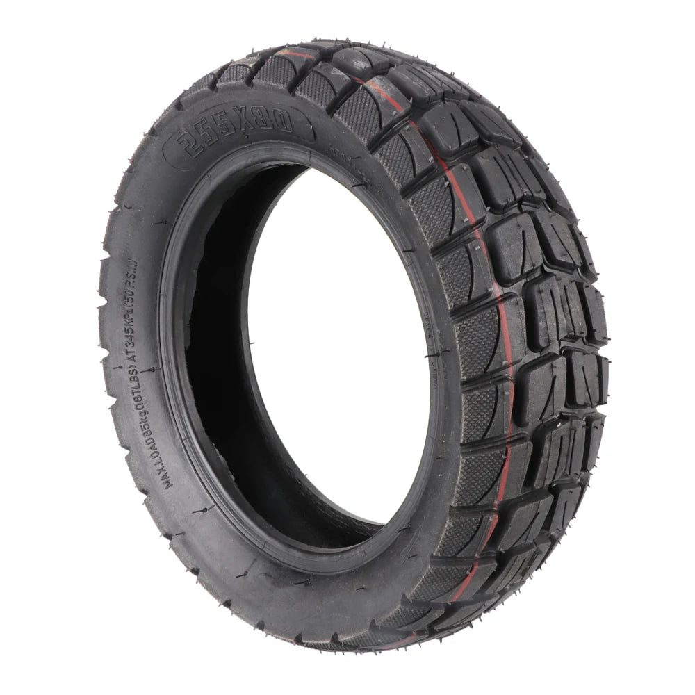 10 Inch Tubeless Electric Scooter Tire 255x80 Tire E-Bike Explosion-Proof Rubber Tires Off Road Vacuum Tire Parts