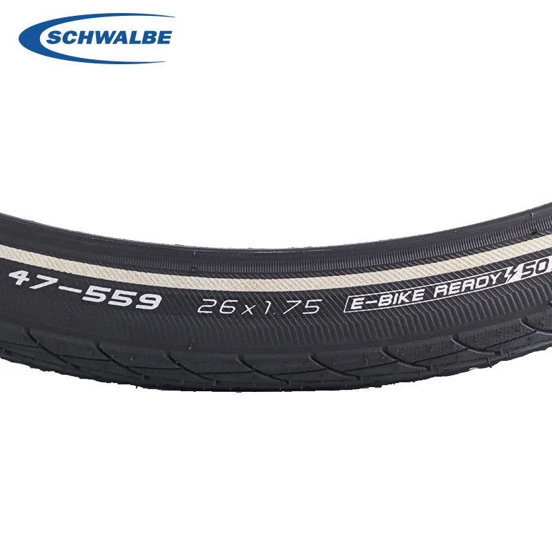 SCHWALBE Original MARATHON PLUS 26x1.75 Road MTB Bike 7 Level SmartGuard Black Reflex Bicycle Tires Cycling Parts