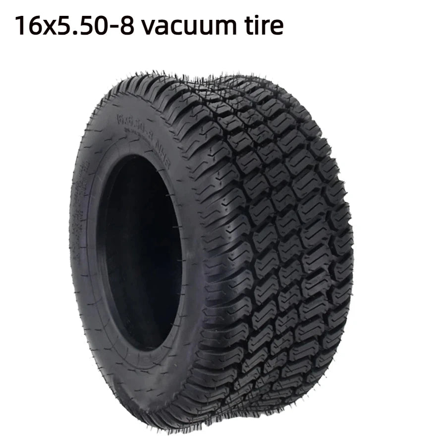 16x6.50-8 Lawn Mower Tire Garden Tractor 16x6.5x8 Turf Tubeless Heavy Duty 4Ply