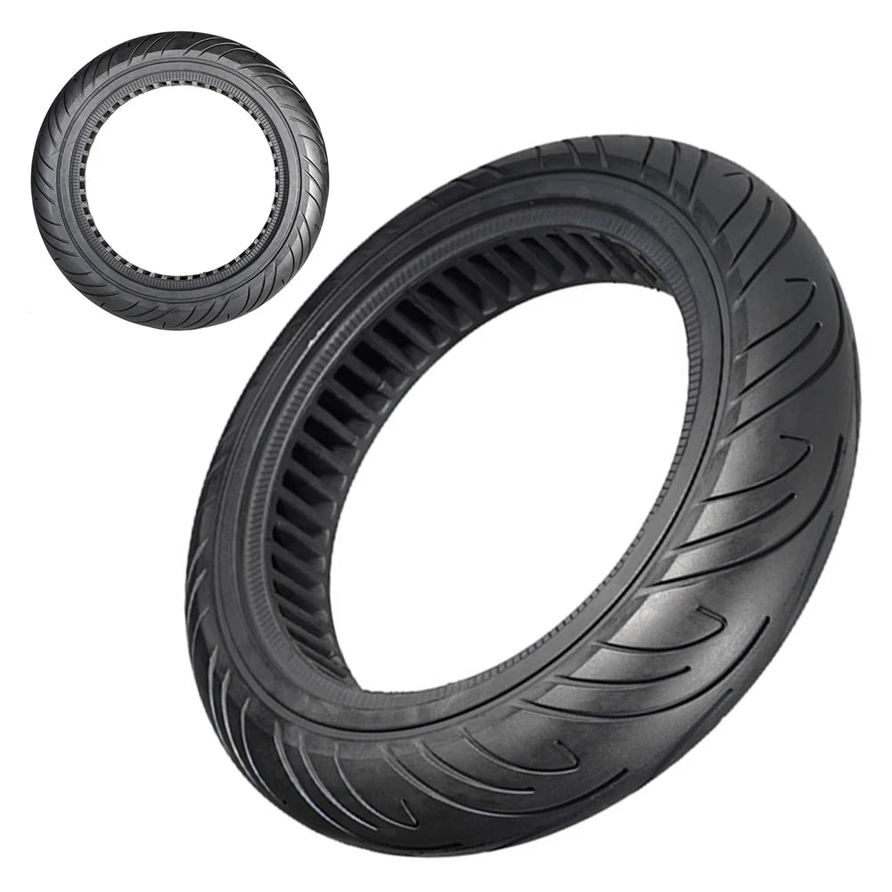 1 Pc Electric Bike Solid Tyre 14x2.75-10 Rubber Shock-absorbing Explosion-proof Tire E-bicycle Tire Replace Accessories
