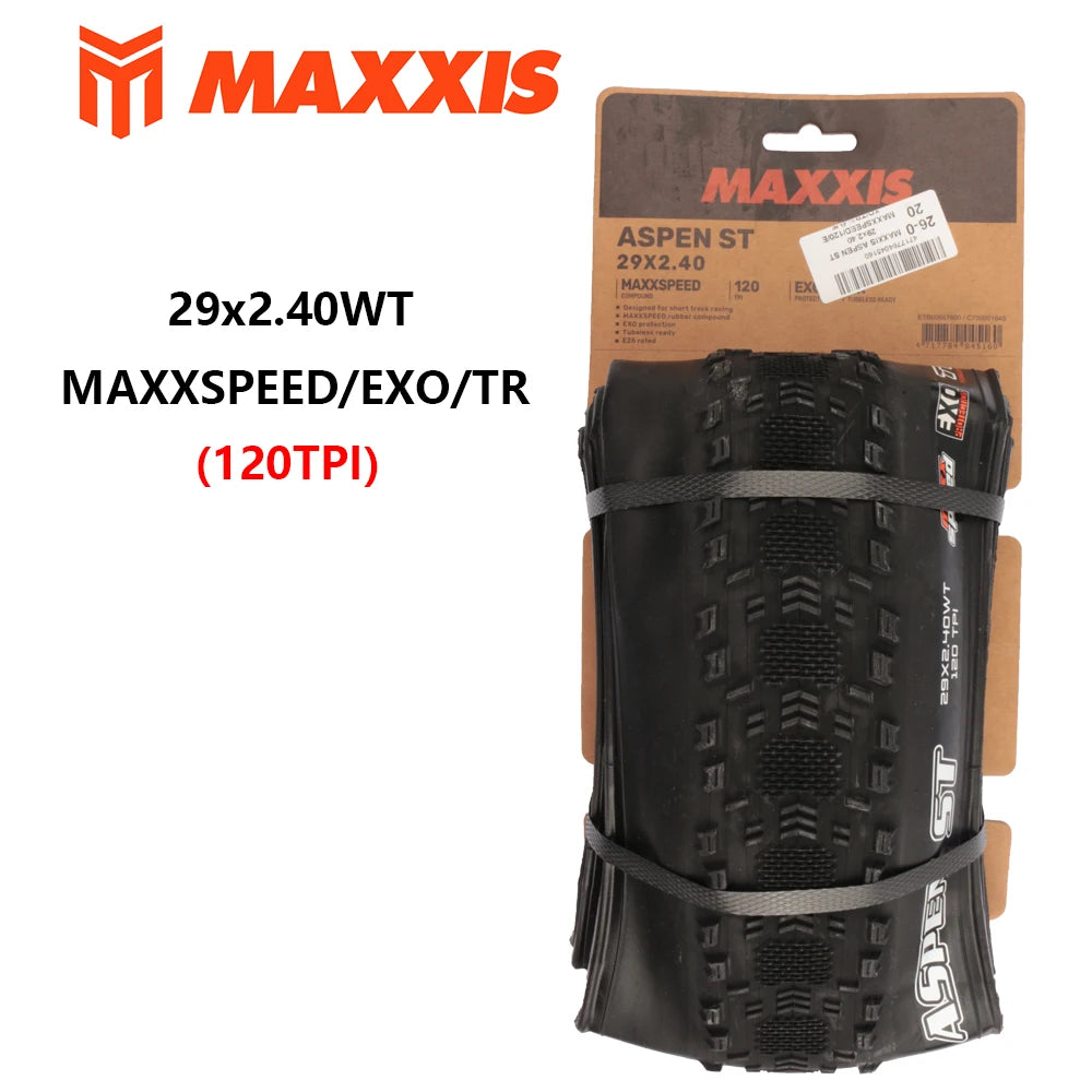 MAXXIS ASPEN Bicycle Tires Original For Off-Road Mountain Bike Vacuum Tires Anti Puncture Tire 29x2.1/2.25/2.4WT EXO/TR Tubeless