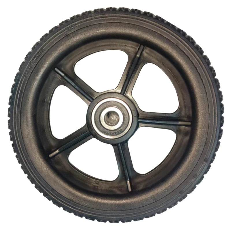 6.5-Inch solid wheels with plastic bearings for hand shopping cart folding electric longboard hoverboards