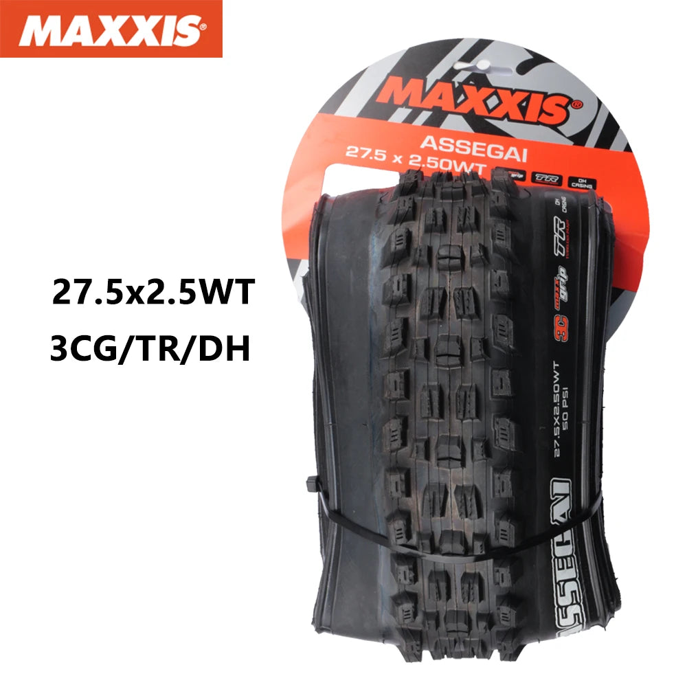 MAXXIS Tire ASSEGAI TUBELESS READY EXO Anti Puncture Bicycle Tires 27.5 / 29 x2.5 For Trail Downhill Conditions Original Parts