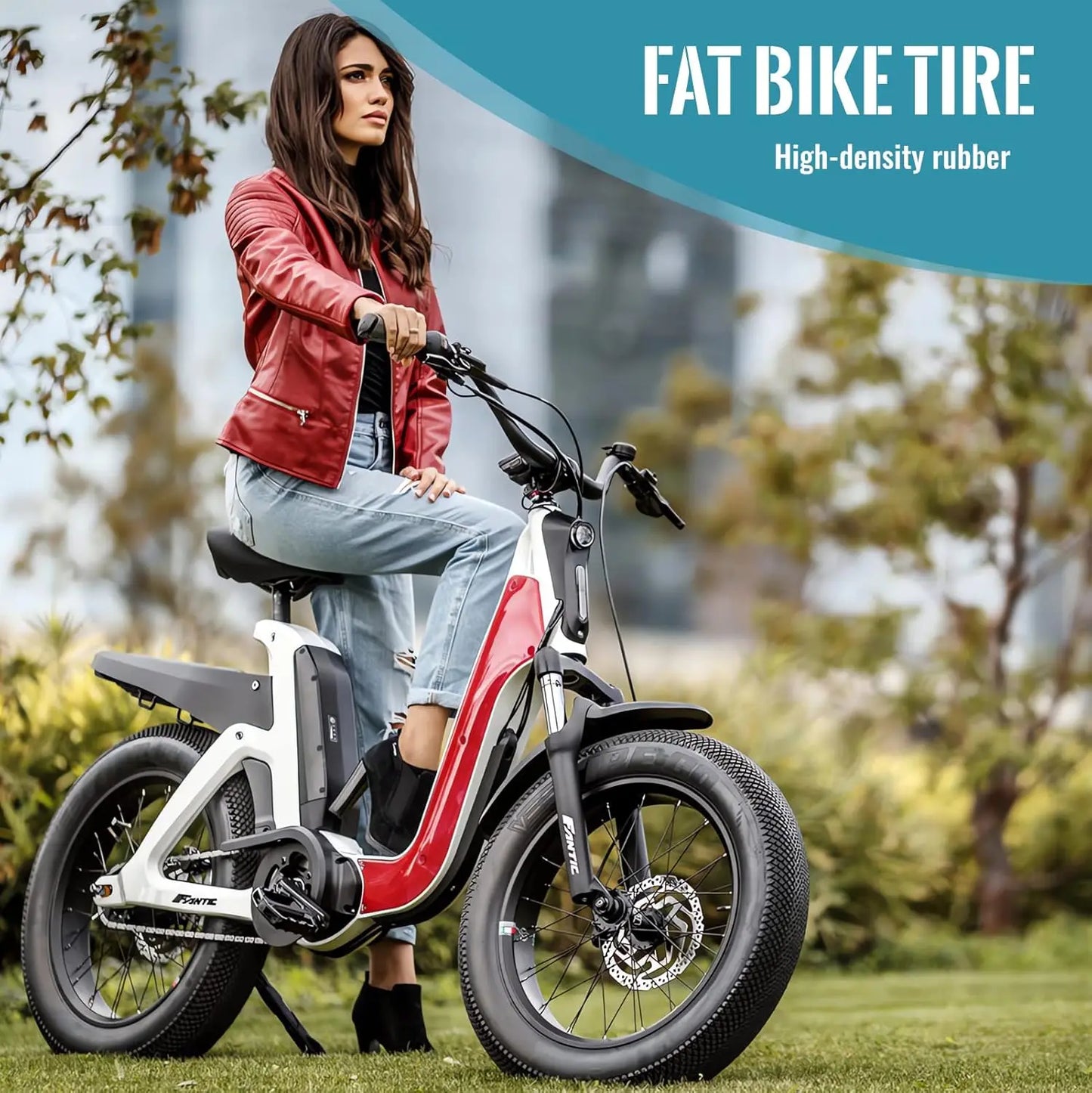 EBike Fat Replacement Tire 20x4.0 Inch Black High-Performance Wear-Resistant Folding Fat Tire for Electric Urban Mountain