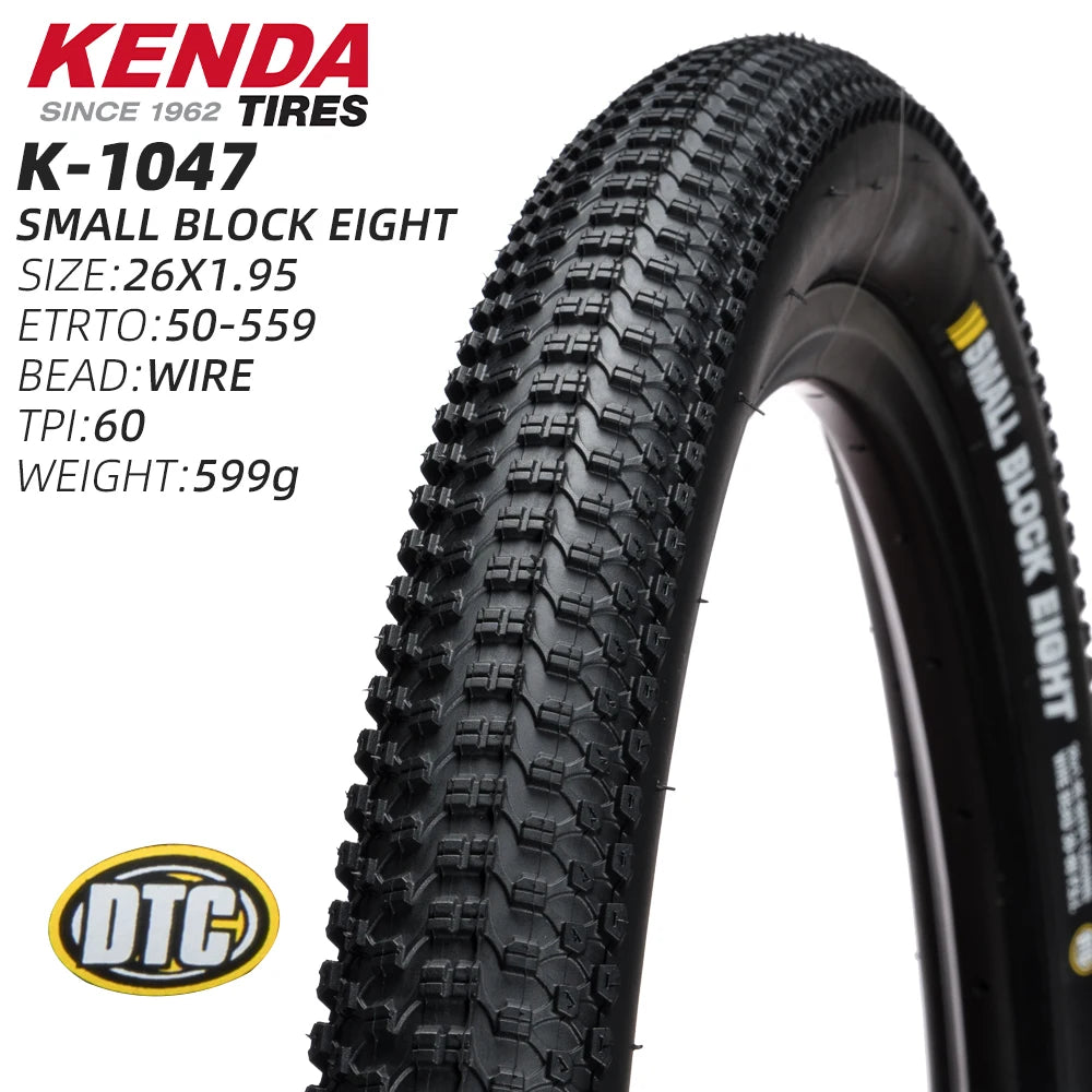 26 27.5 29 KENDA K-1047 SMALL BLOCK EIGHT MOUNTAIN BICYCLE TIRE OF MTB BIKE TYRE XC