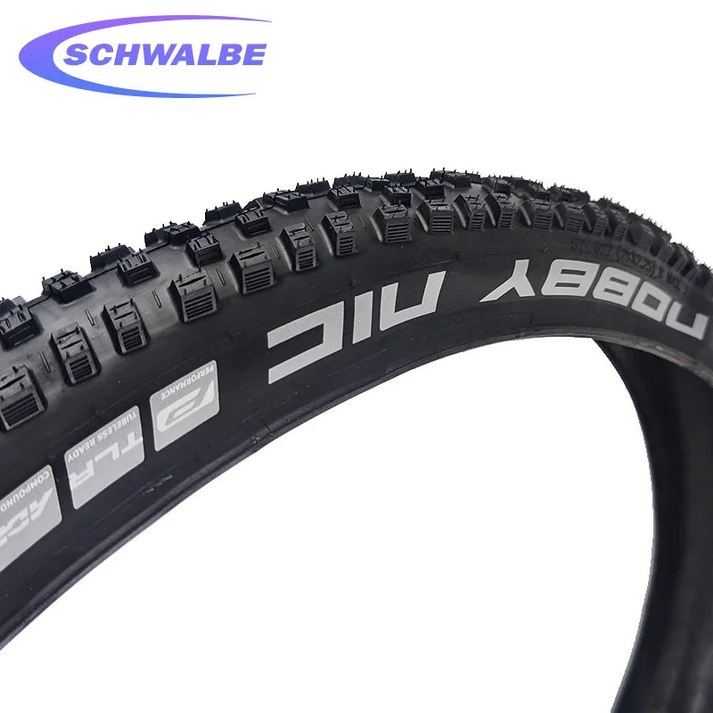 SCHWALBE Original NOBBY NIC 29x2.25 Tubeless Black Folding MTB Bicycle Tire for Tour and All-Mountain XC Tracks Bike Parts