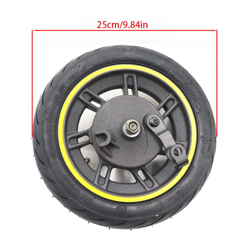 10Inch 60/70-6.5 Front Wheel Assembly fit Ninebot G30 LP G2 MAX Electric Scooter
