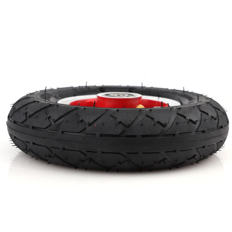 200*50 Electric Scooter Tyre With Wheel Hub 8" Scooter 200x50 Inflation Electric Vehicle Aluminium Alloy Wheel Pneumatic Tire