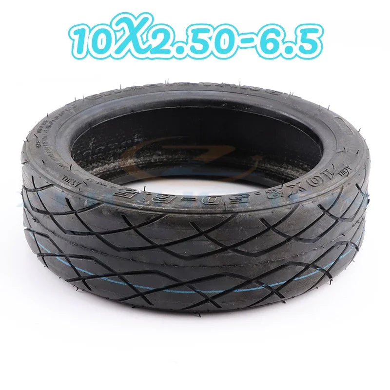 10X2.50-6.5 Tubeless Tires Fits for 10 Inches Electric Scooter 36V 48V Motor Hub Front or Rear Wheel Vacuum Tyres Accessories