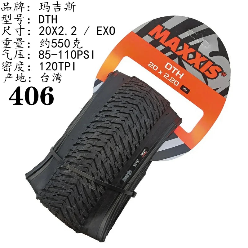 MAXXIS DTH(M147P)20X1.75 20x1.95 26x2.15 26x2.3 foding tires BMX bicycle tire MTB Mountain Bikes