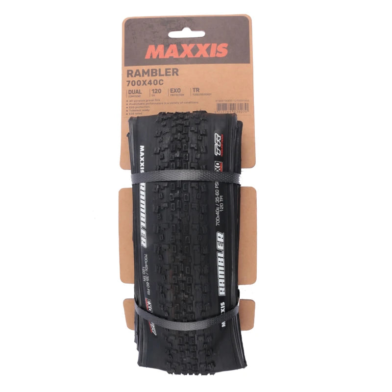 MAXXIS RAMBLER Gravel Tires Anti Puncture Tubelss Gravel Tire 700x38C/40C/45C/50C 650x47B Off Road Bicycle Tires