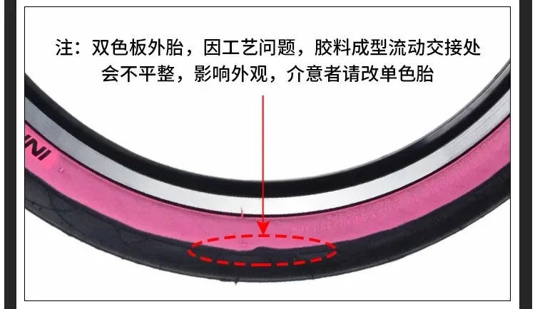 INNOVA Original 16x1 3/8 37-349 Folding/Wired Tire IA-2242 for Brompton K3 Mini 349 Fold Bicycle Tire BMX Half Bald Tires