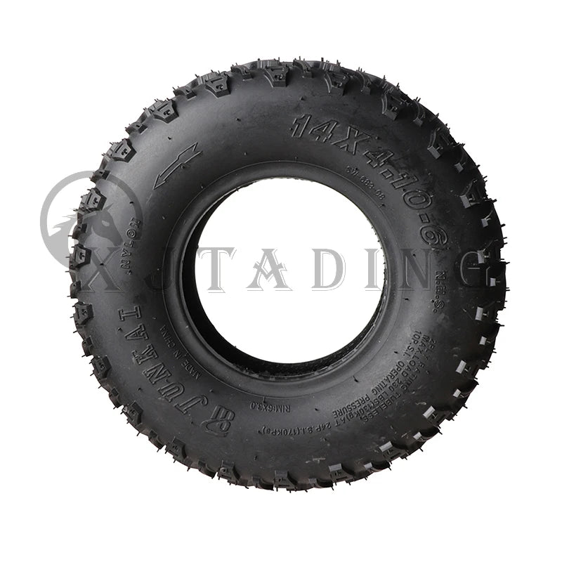 14 Inch Road Tubeless Tire 14x4.10-6 Vacuum Tyre For Fuel Electric 4 Racing Wheels Buggy Karting Car ATV QUAD Go kart Parts