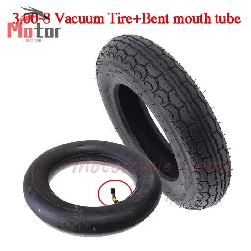 3.00-8 Vacuum Tires Suitable for Handcarts, Motorcycles, Electric Scooters, Tricycles, 300-8 Tire Replacement