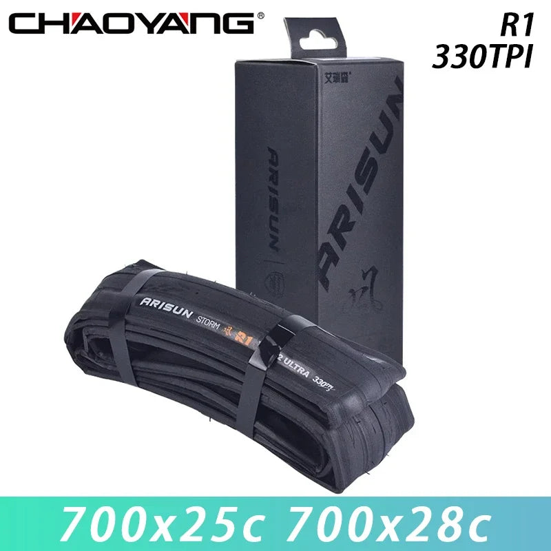 CHAOYANG ARISUN R1 700x25c/700x28c Puncture-proof Folding Tire 330TPI for Road Bicycle Competition Racing Bike Cycling Parts