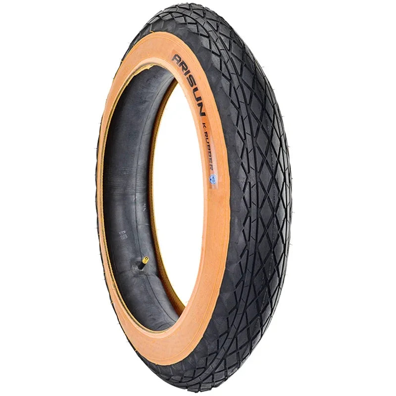 CHAOYANG ARISUN 20x4.0 Fat Tire Snow Bicycle Mobilebike 20PSI Brown Edge Anti-slip Electric Beach 60TPI Bike MTB Bicycle Tire