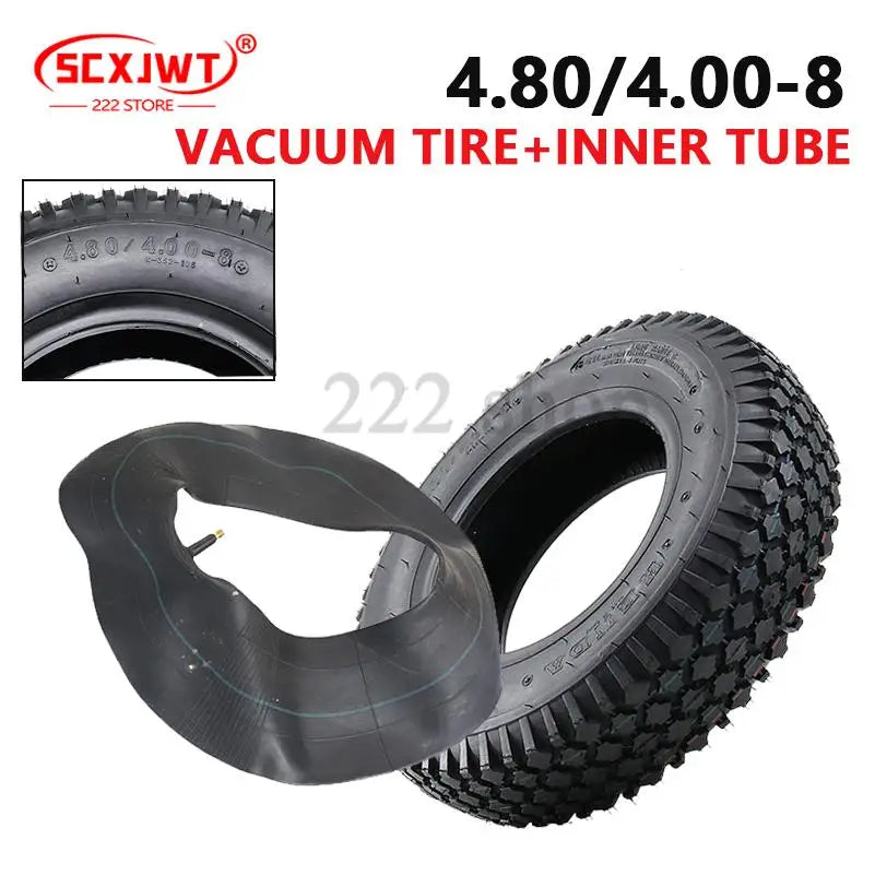 New thickened vacuum tire 4.80/4.00-8 for trailer lawn tractor truck snow blower ATV golf cart tire replacement parts