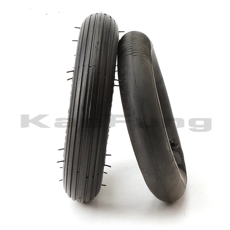 For Gas Electric Scooters E-Bike A-Folding Bike 6X1 1/4 Wheels 150mm 6 Inch Pneumatic Tire Inner Tube with 4 Inch Aluminum Rims