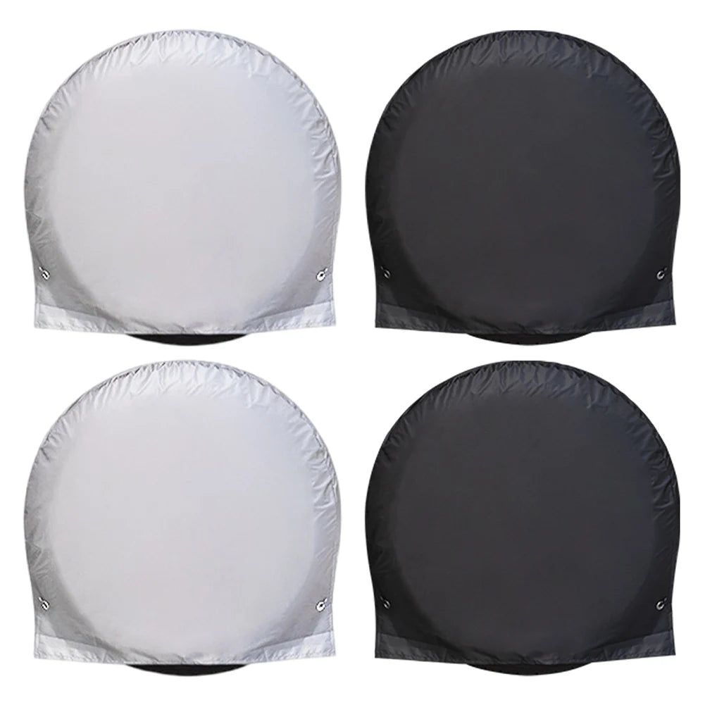 Spare Tire Cover Waterproof Automotive Wheel Protector UV Resistant Auto Tire Cover for Sun Rain Snow Tyre Protection