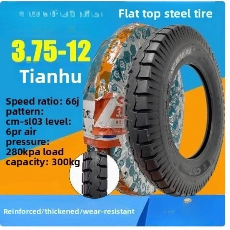 3.75-12 CST electric tricycle 3.75-12 tire Electric Bicycle Tires motorcycle Electric Cycle Tyre For E-BIKE 6pr Motorcycle Parts