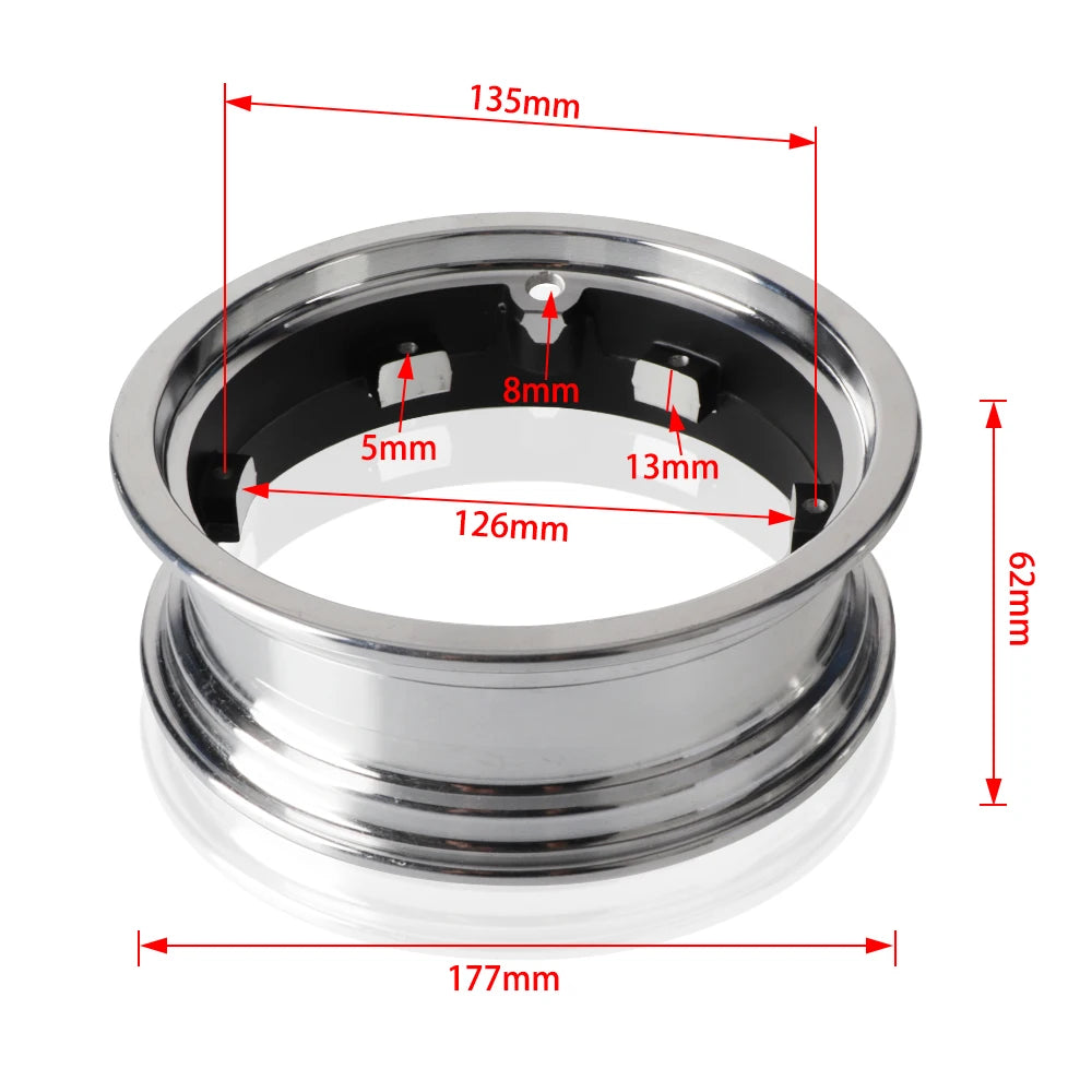 10x2.70-6.5 hub scooter accessories for 10-inch integrated wheel DUALTRON MINI electric scooter rear wheel DT mini wheel hub rim