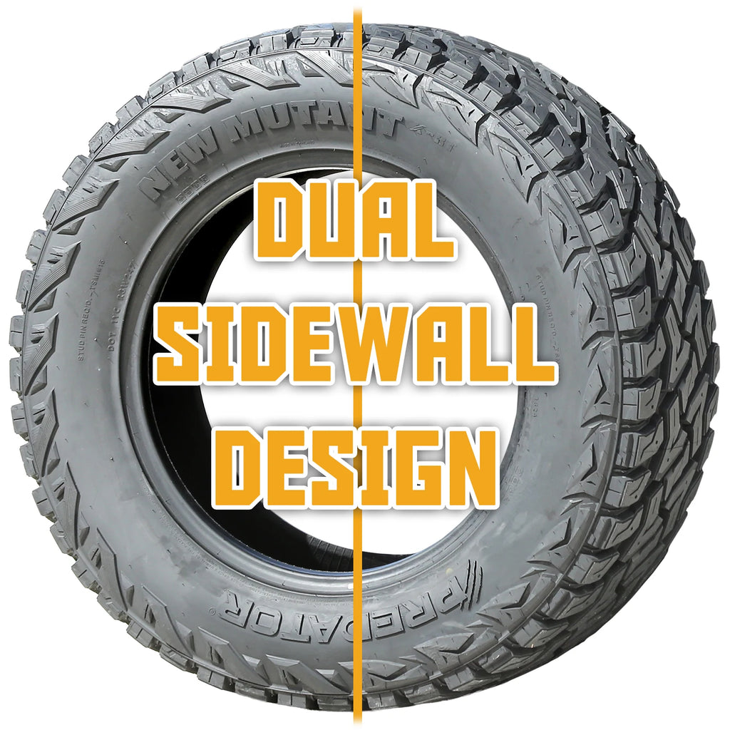 5 Predator New Mutant X-RT 33X12.50R20 114Q E 10 Ply Tires 50k Mi Warranty