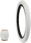 ZUKKA 16x1.75 White Child Bike Tire Heavy Duty Wear-Resistant for Kid Bicycles Casual Cycling Use