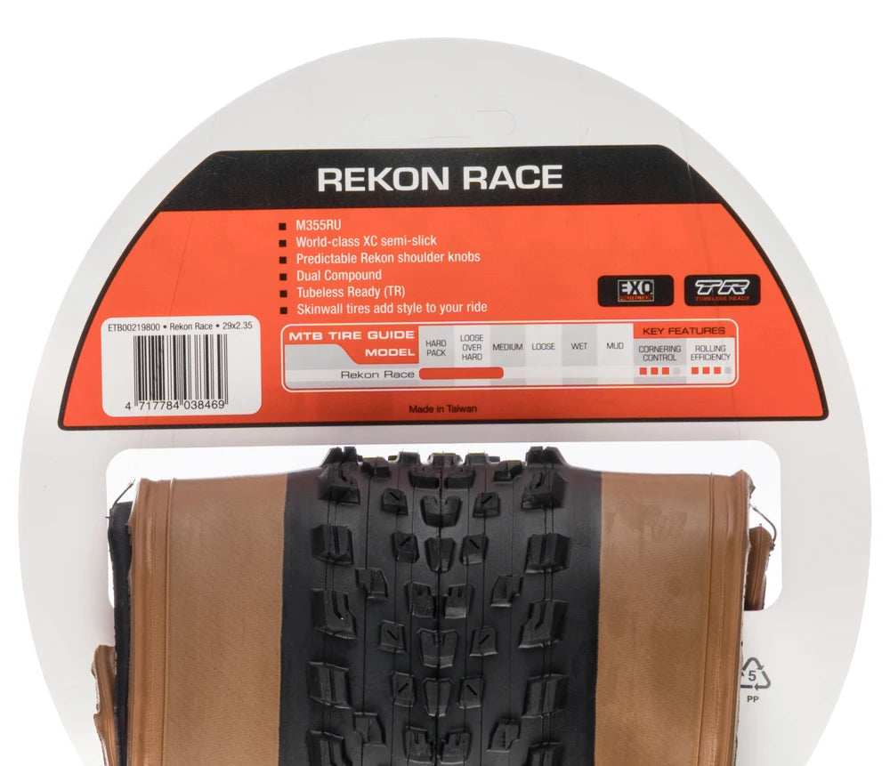 MAXXIS REKON RACE XC AM FR MOUNTAIN BICYCLE TIRE OF MTB BIKE TYRE TUBELESS FOLDABLE BEAD