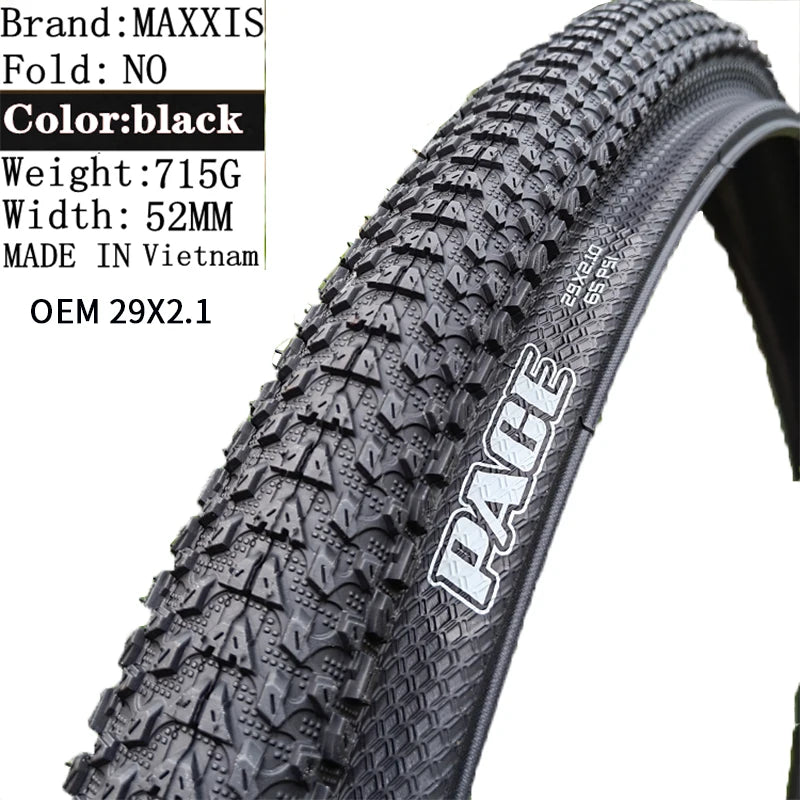 MAXXIS PACE WIRE BEAD BICYCLE TIRE MOUNTAIN BIKE 26 27.5 29 1.95 2.10