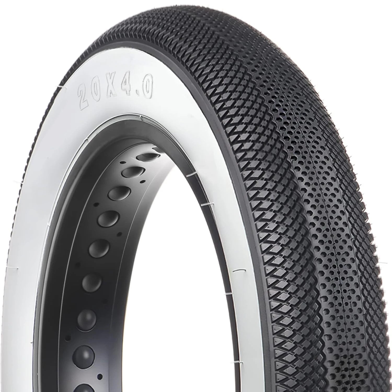 EBike Fat Replacement Tire 20x4.0 Inch High-Performance Wear-Resistant Folding Fat Tire for Electric Urban Mountain