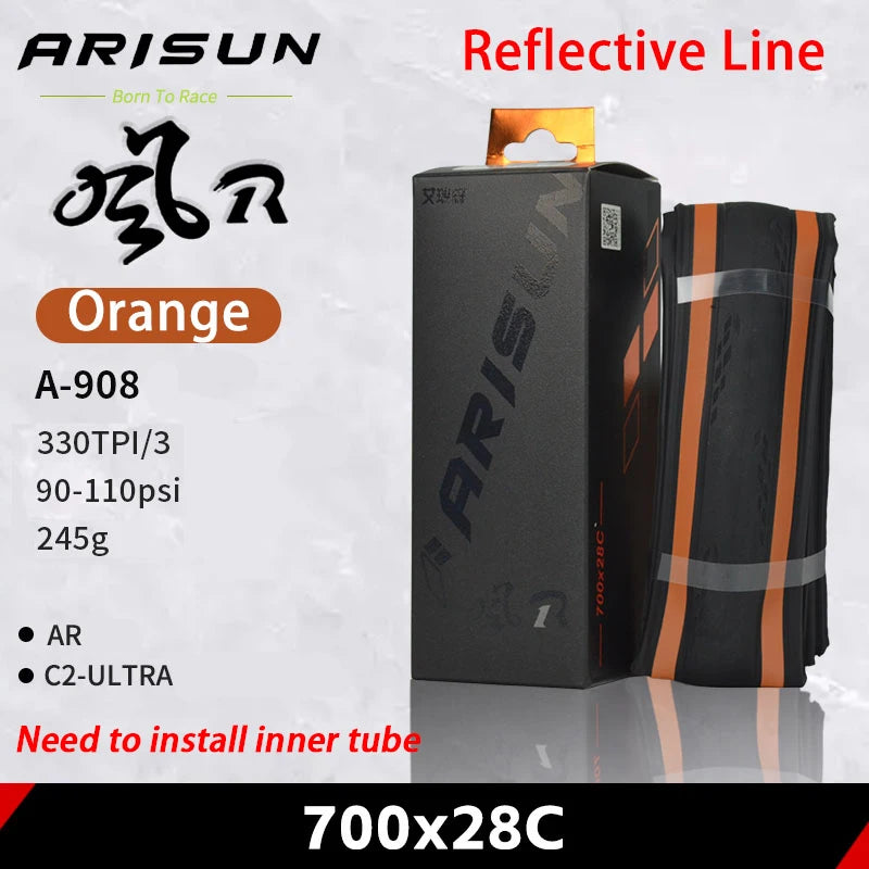 CHAOYANG ARISUN R1 700x25c/700x28c Puncture-proof Folding Tire 330TPI for Road Bicycle Competition Racing Bike Cycling Parts
