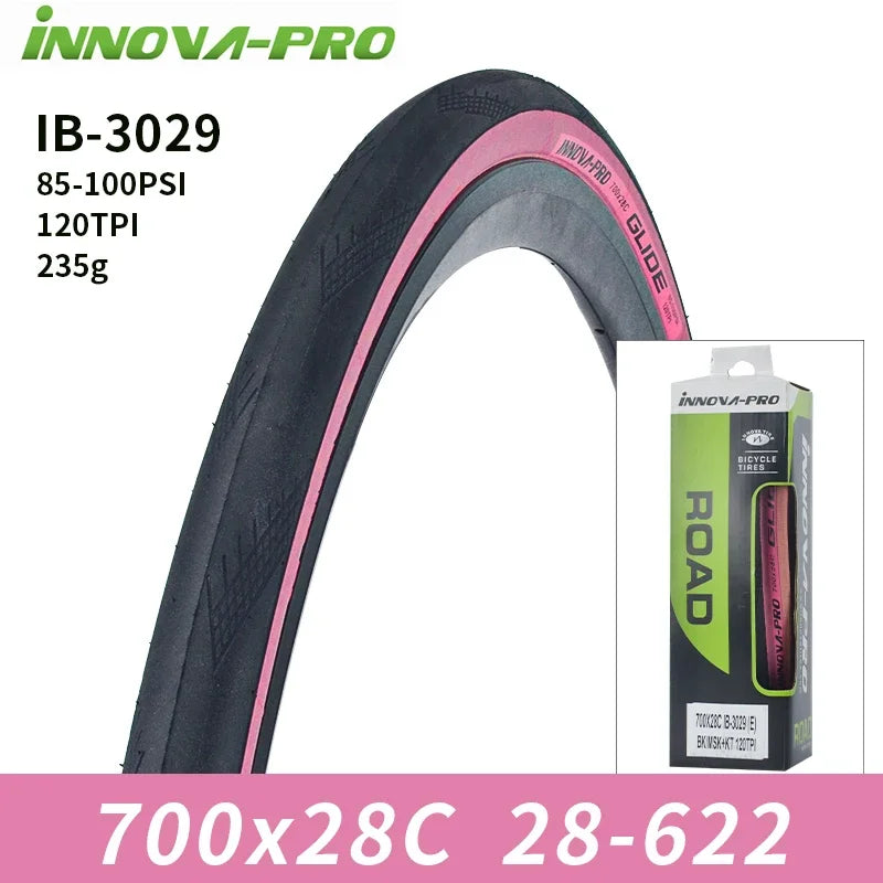 INNOVA Original 700c Road Bike Tire 700x23c/25c/27c/28c/30c Retro Travel Bicycle Out Tire 60/120 TPI Bike Tire Cycling Parts