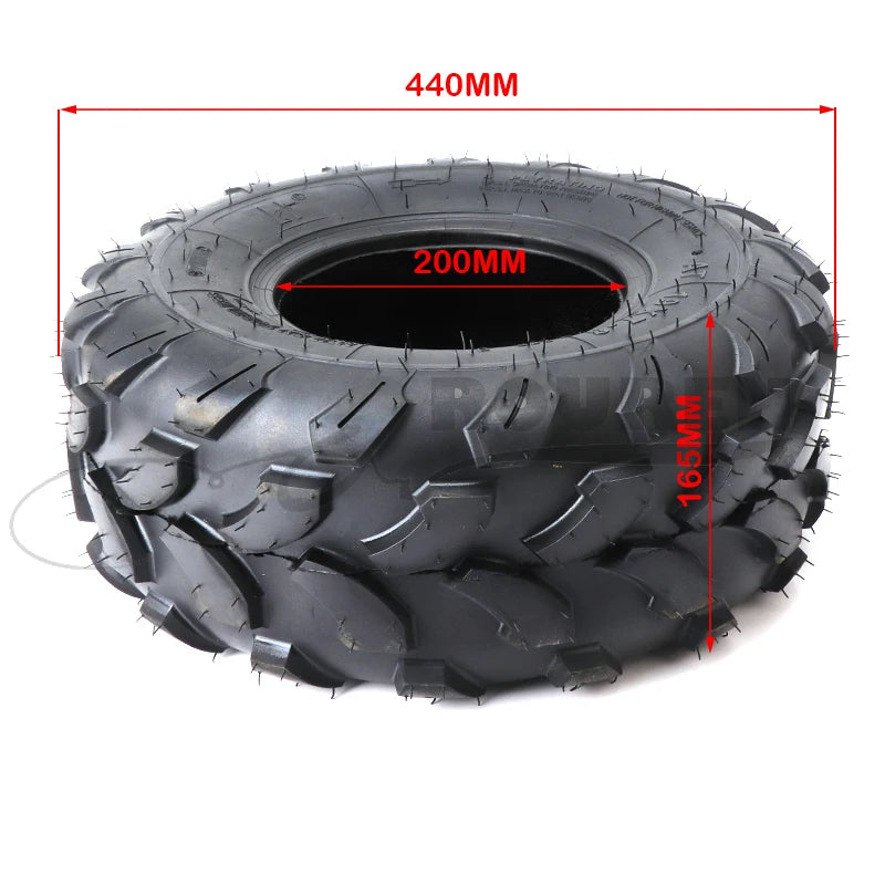 2pcs/lot ATV 19x7.00-8 19x7-8 inch tyres tubeless tires for 150cc 250cc four wheel vehcile motorcycle front wheels vacuum tire