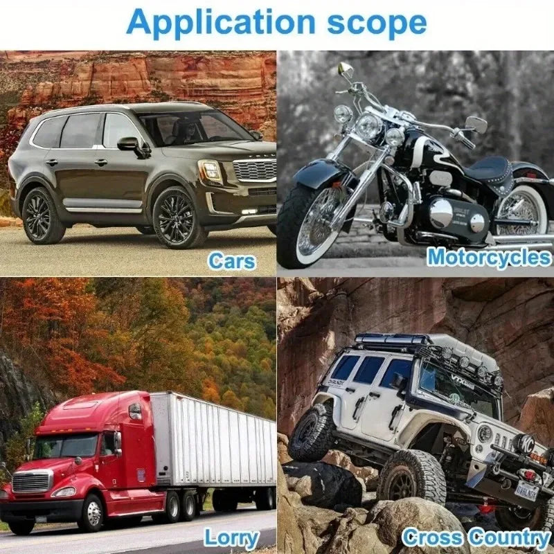 Tire Repair Kit Containing Glue Suits Bikes, Motorcycles, Cars, Trucks. Easy To Operate,Fixes Tire Damage For Safe Driving