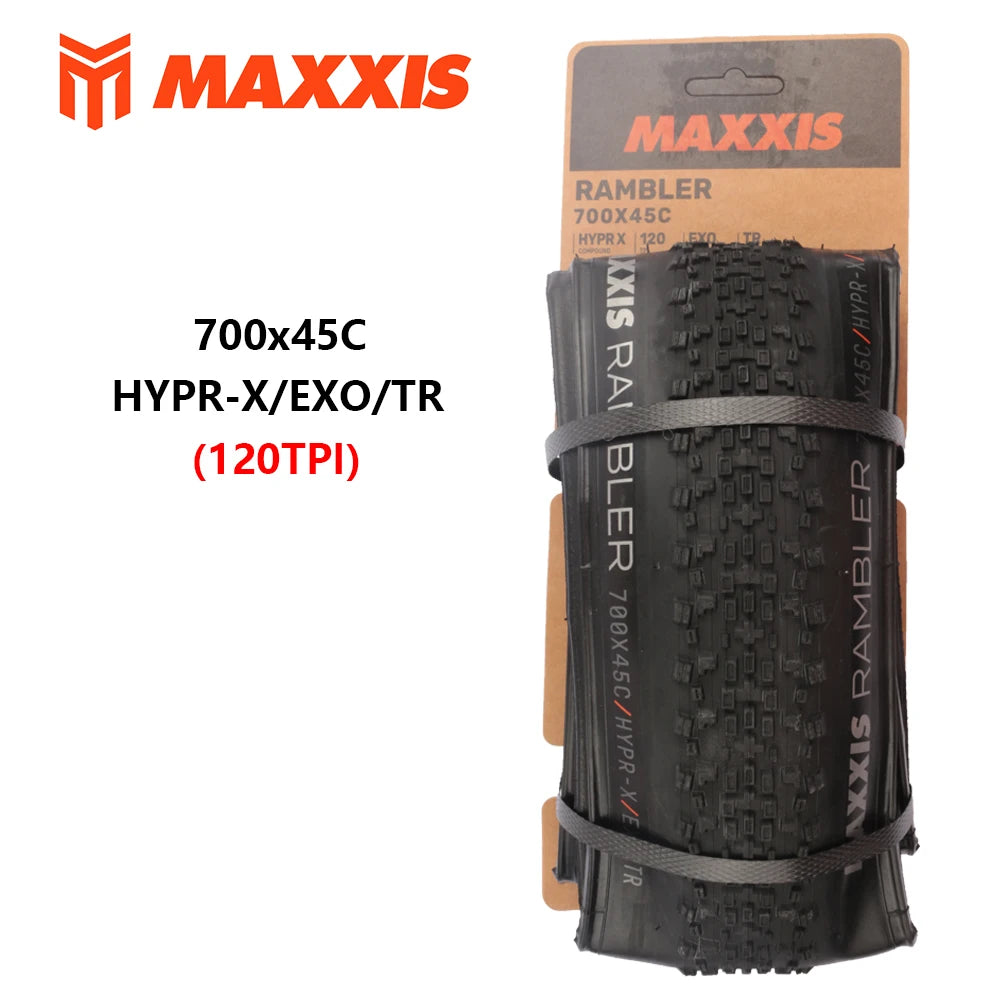 MAXXIS New REAVER RAMBLER RECEPTOR Gravel Tire HYPR-X Tubeless Gravel Bike Tires 700x40C/45C Off Road Bicycle Tires