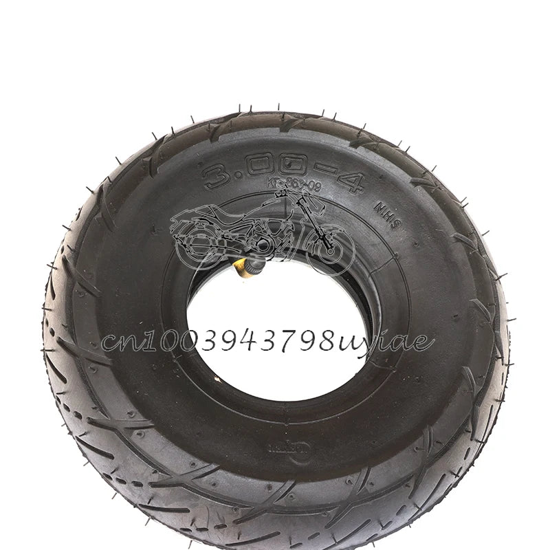 For Knobby Scooter Go Kart Karting Electric Moto Wheel Highway Tyres 3.00x4 3.00-4 Inner Tube Out Tire